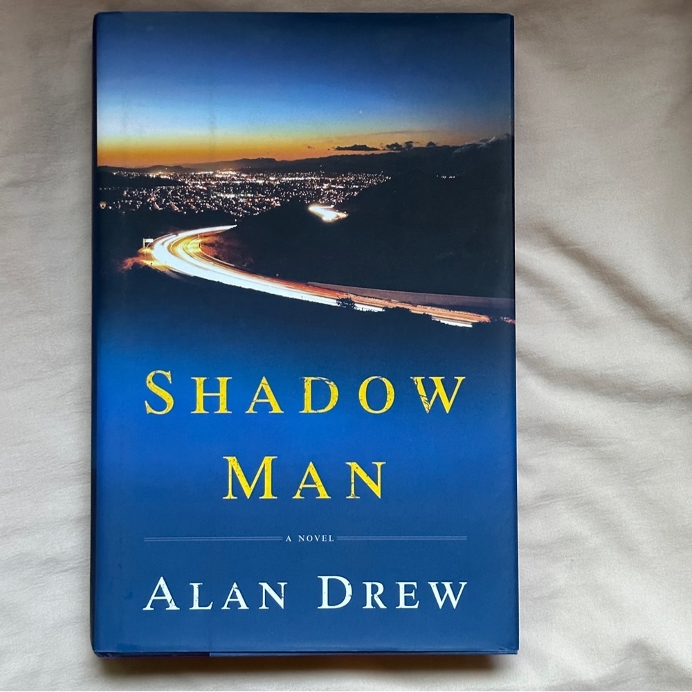 🟢 Shadow Man: A Novel by Alan Drew | Literary Fiction | Hardcover Book